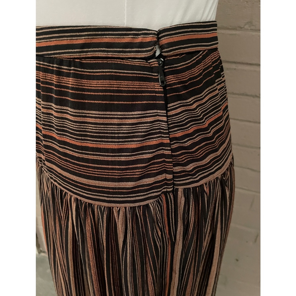 Vintage Rodier Paris stripe high waist skirt XS - Picture 3 of 13